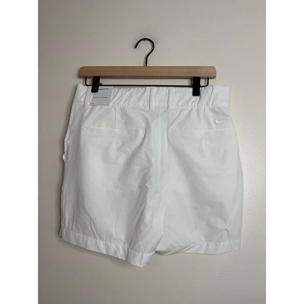 Nike‎ Womens Dri-FIT UV Victory Golf Shorts White Size M NEW